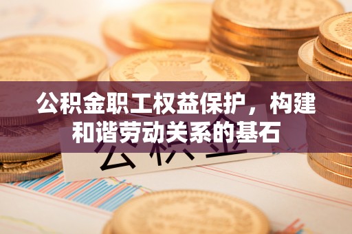 乐安公积金职工权益保护，构建和谐劳动关系的基石
