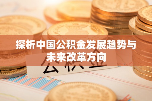 乐安探析中国公积金发展趋势与未来改革方向