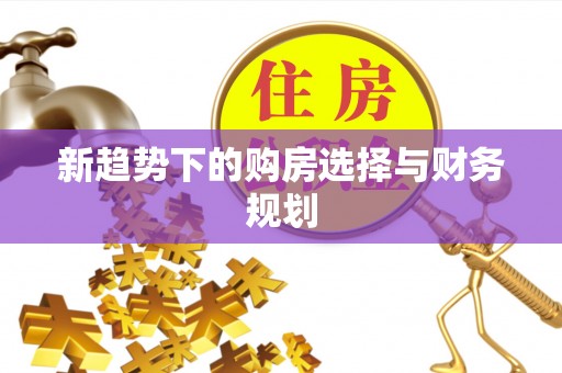 乐安新趋势下的购房选择与财务规划