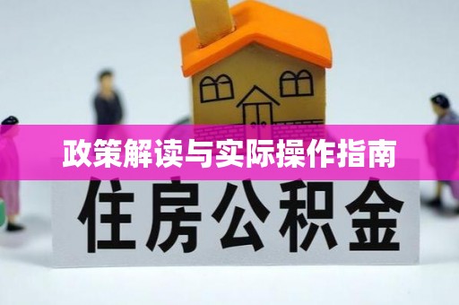 乐安政策解读与实际操作指南