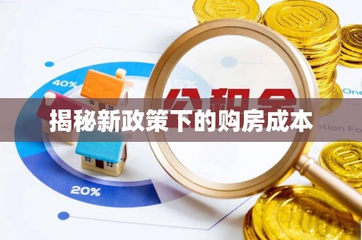 乐安揭秘新政策下的购房成本