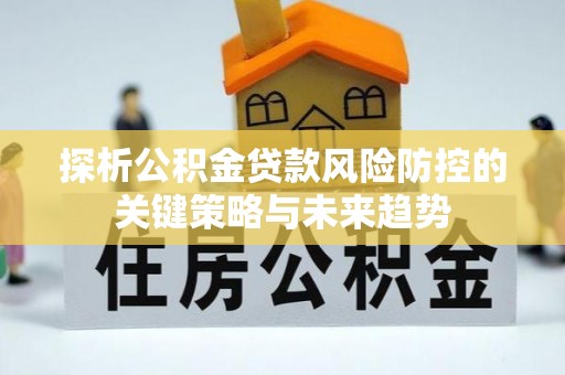 乐安探析公积金贷款风险防控的关键策略与未来趋势