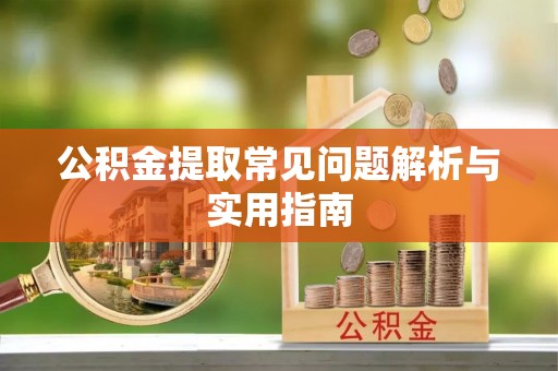 乐安公积金提取常见问题解析与实用指南