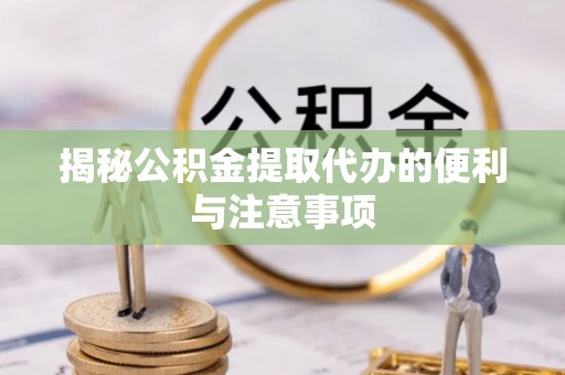 乐安揭秘公积金提取代办的便利与注意事项