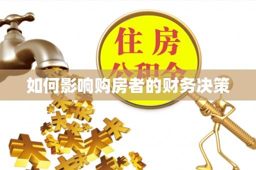乐安如何影响购房者的财务决策