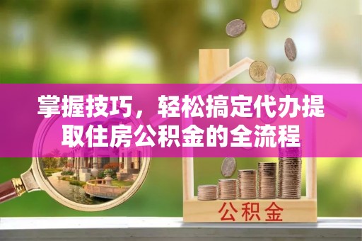 乐安掌握技巧，轻松搞定代办提取住房公积金的全流程