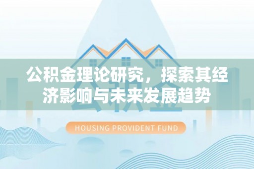 乐安公积金理论研究，探索其经济影响与未来发展趋势