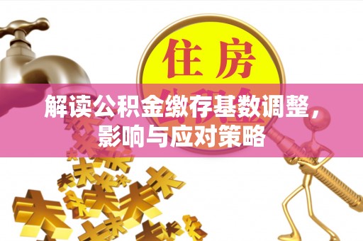 乐安解读公积金缴存基数调整，影响与应对策略