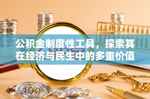 乐安公积金制度性工具，探索其在经济与民生中的多重价值