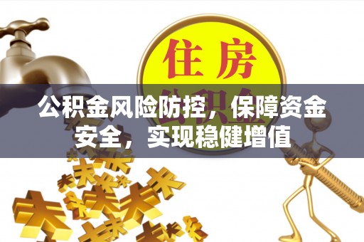 乐安公积金风险防控，保障资金安全，实现稳健增值