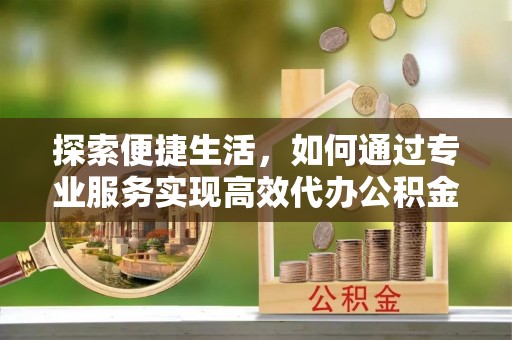 乐安探索便捷生活，如何通过专业服务实现高效代办公积金提取