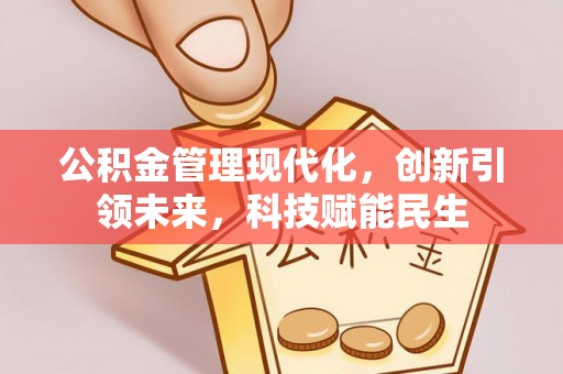 乐安公积金管理现代化，创新引领未来，科技赋能民生