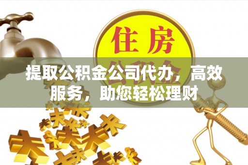 乐安提取公积金公司代办，高效服务，助您轻松理财