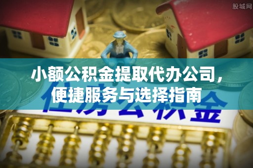 乐安小额公积金提取代办公司，便捷服务与选择指南