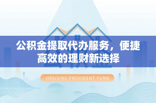 乐安公积金提取代办服务，便捷高效的理财新选择