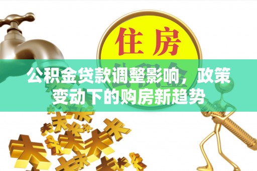 乐安公积金贷款调整影响，政策变动下的购房新趋势