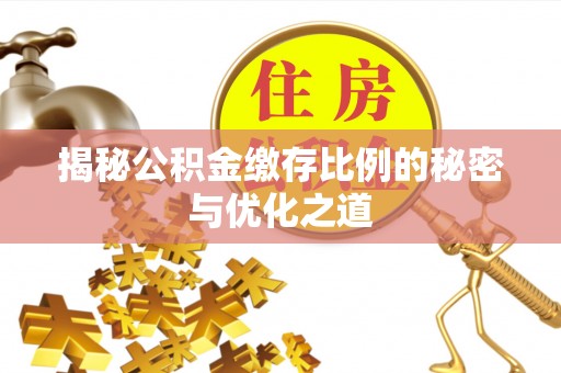 乐安揭秘公积金缴存比例的秘密与优化之道