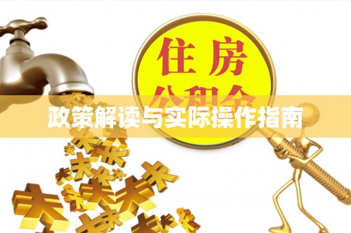 乐安政策解读与实际操作指南