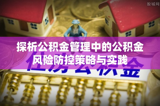 乐安探析公积金管理中的公积金风险防控策略与实践
