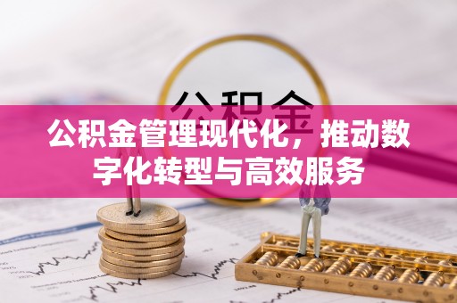乐安公积金管理现代化，推动数字化转型与高效服务