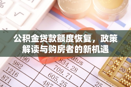 乐安公积金贷款额度恢复，政策解读与购房者的新机遇