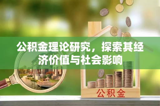 乐安公积金理论研究，探索其经济价值与社会影响
