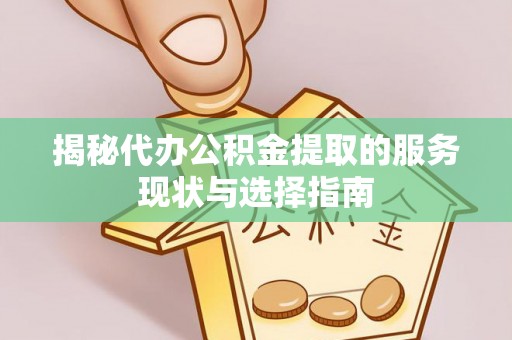 乐安揭秘代办公积金提取的服务现状与选择指南