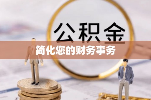 乐安简化您的财务事务