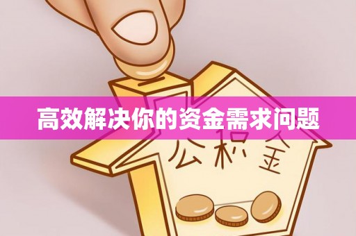 乐安高效解决你的资金需求问题