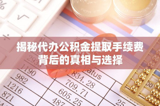 乐安揭秘代办公积金提取手续费背后的真相与选择