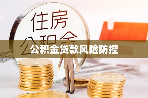 乐安公积金贷款风险防控